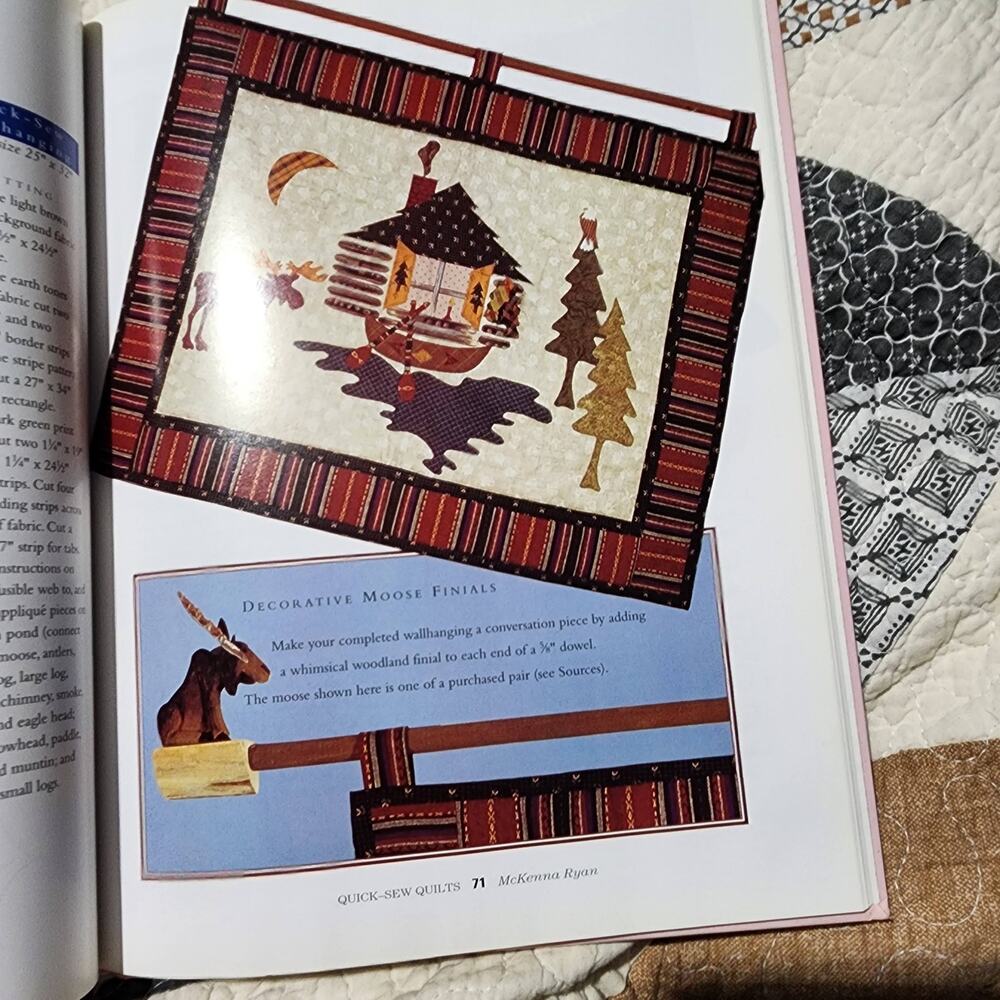 Primitive Applique Pattern Primitive Quilt Pattern Book Rustic Quilt Pattern - Picture 11 of 15